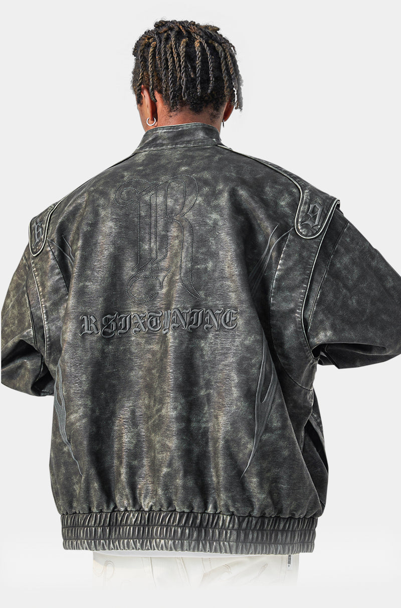 American Street Rider Embroidered Bomber