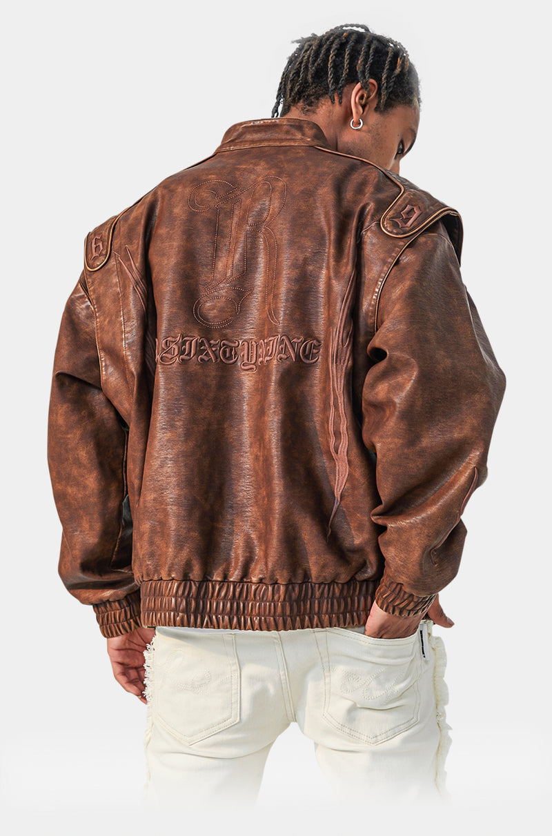 American Street Rider Embroidered Bomber