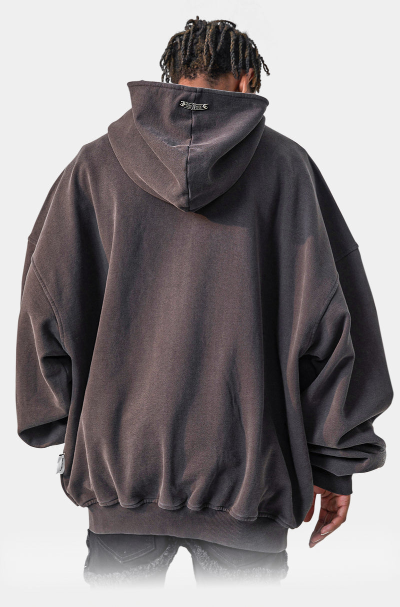 American Frontier Oversized Zip Hoodie