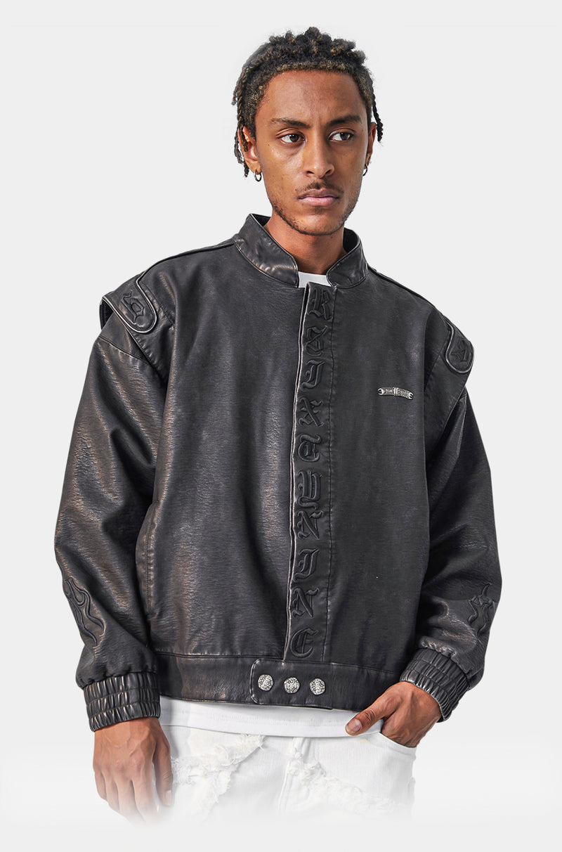 American Street Rider Embroidered Bomber