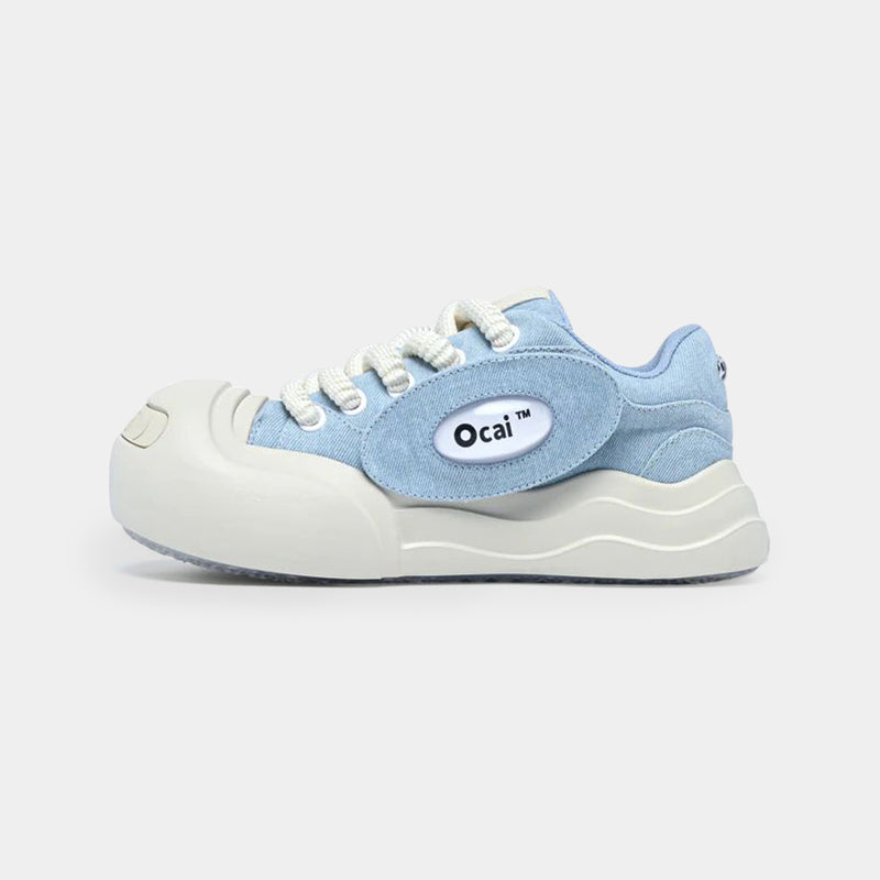 Smile Canvas Sneaker Seasalt Blue