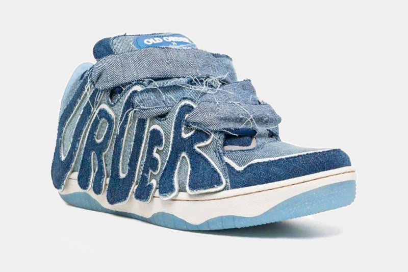 Denim Varsity Skater Sneaker