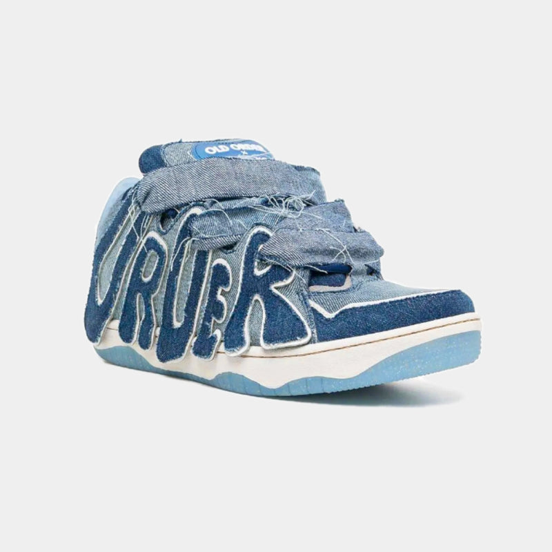 Denim Varsity Skater Sneaker